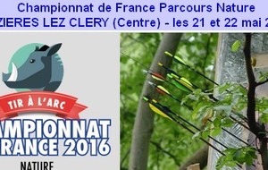 Nouvelle partipation pour Didier au Championnat de France de Tir Nature