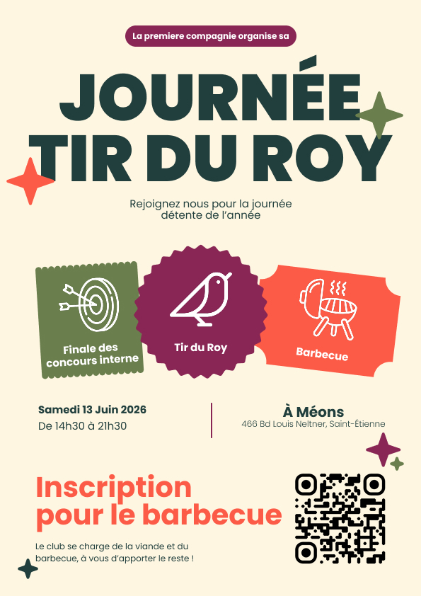 Tir du Roy – Samedi 13 juin : la fête de fin de saison du club