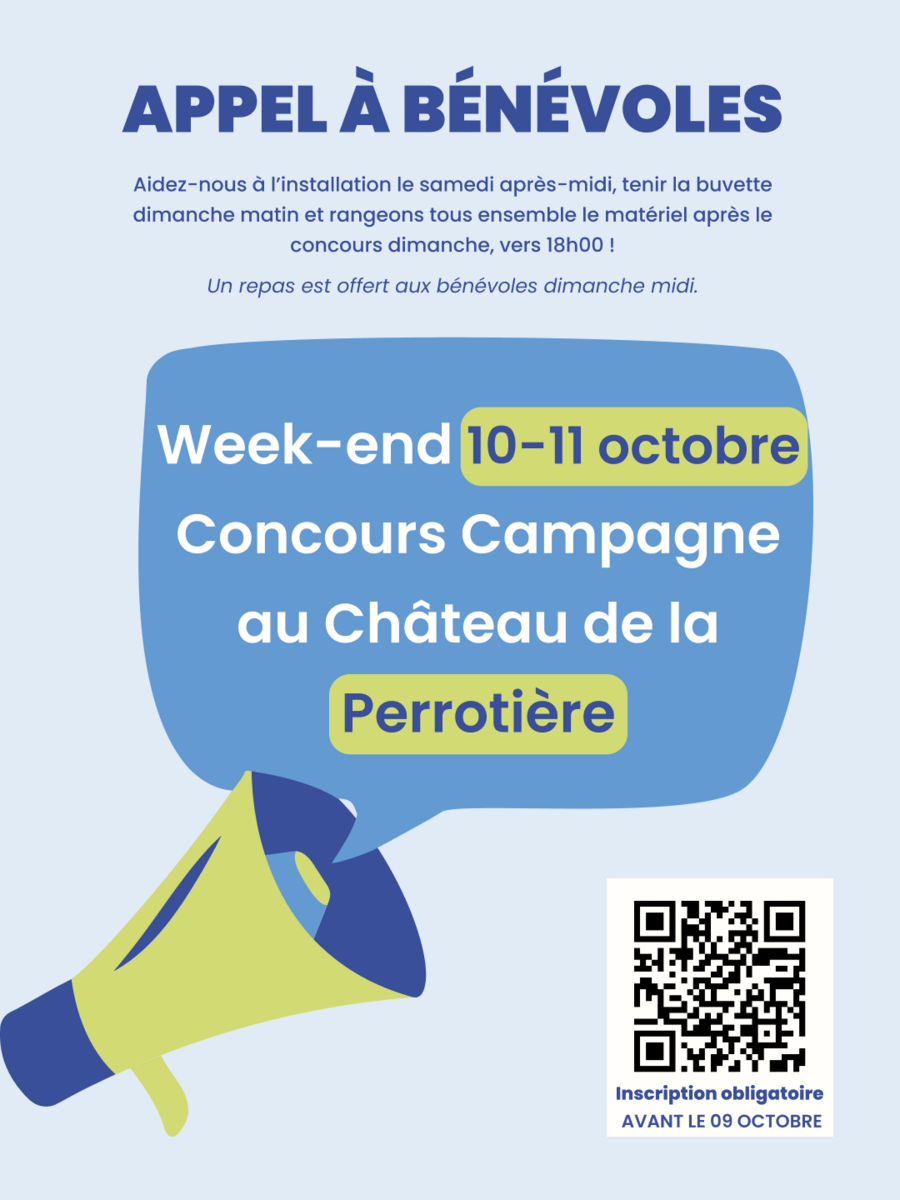 Concours Campagne : nous avons besoin de bénévoles