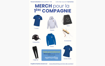 La boutique du club est ouverte !