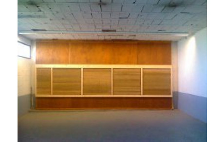 Nouveaux murs à la salle