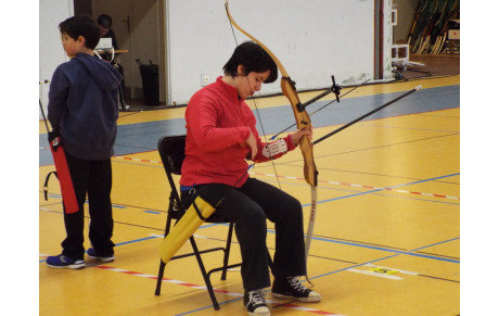 Magali au Championnat Regional Handisport