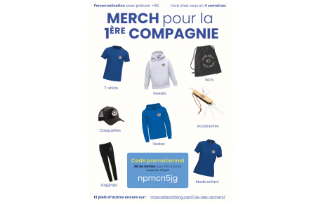 La boutique du club est ouverte !