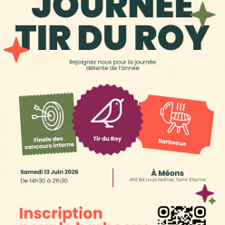 Tir du Roy – Samedi 13 juin : la fête de fin de saison du club